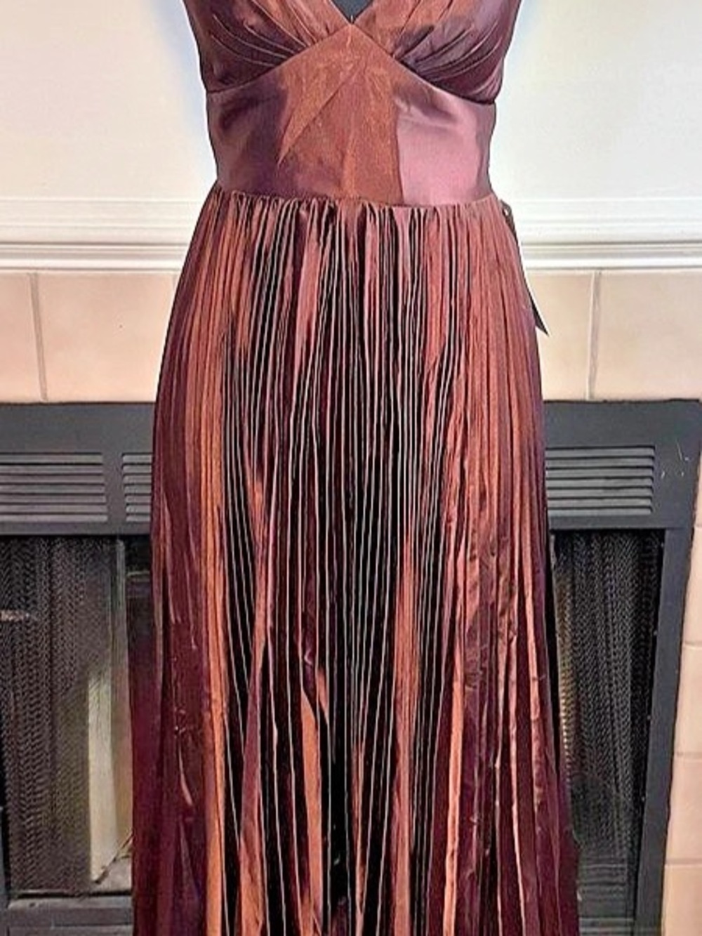 NEW Wear Your Love Brown Evening Dress with a Corset Back
